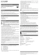 Preview for 2 page of Speaka Professional 98 91 29 Operating Instructions