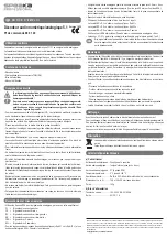 Preview for 3 page of Speaka Professional 98 91 29 Operating Instructions