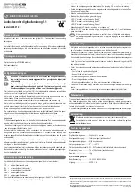 Preview for 4 page of Speaka Professional 98 91 29 Operating Instructions