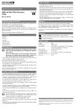 Speaka Professional 98 93 51 Operating Instructions предпросмотр