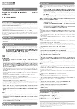 Preview for 3 page of Speaka Professional SP-1664324 Operating Instructions