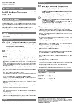 Предварительный просмотр 1 страницы Speaka Professional SP-1664328 Operating Instructions