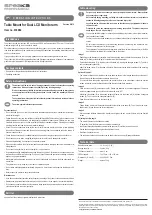 Preview for 2 page of Speaka Professional SP-1664328 Operating Instructions