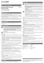 Предварительный просмотр 3 страницы Speaka Professional SP-1664328 Operating Instructions