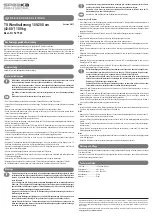 Speaka Professional SP-2110012 Operating Instructions preview