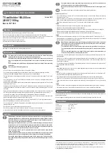 Preview for 2 page of Speaka Professional SP-2110012 Operating Instructions