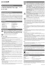 Preview for 1 page of Speaka Professional SP-5680232 Operating Instructions