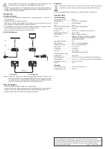 Preview for 2 page of Speaka Professional SP-6721324 Operating Instructions Manual