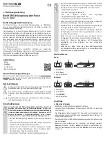 Speaka Professional SP-6773280 Operating Instructions Manual preview