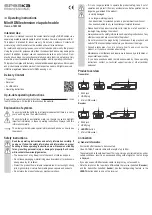 Preview for 3 page of Speaka Professional SP-6773280 Operating Instructions Manual