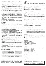 Предварительный просмотр 2 страницы Speaka Professional SP-6773664 Operating Instructions Manual