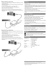 Preview for 2 page of Speaka Professional SP-ADDK-BDI Operating Instructions Manual