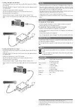 Preview for 4 page of Speaka Professional SP-ADDK-BDI Operating Instructions Manual