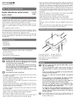 Preview for 7 page of Speaka Professional SP-ADDK-BDI Operating Instructions Manual