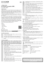 Preview for 3 page of Speaka Professional SP-AV2HDMI Operating Instructions