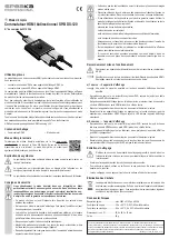 Preview for 3 page of Speaka Professional SP-BDS-120 Operating Instructions