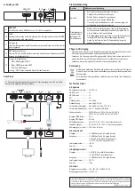 Preview for 2 page of Speaka Professional SP-HDE-200 Operating Instructions Manual