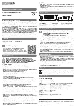 Speaka Professional SP-SC/HD-02 Operating Instructions preview