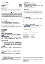 Preview for 3 page of Speaka Professional SP-WTR-501 Safety Instruction