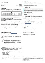 Preview for 4 page of Speaka Professional SP-WTR-501 Safety Instruction