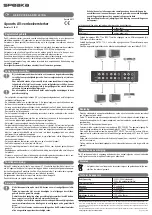 Предварительный просмотр 4 страницы Speaka 352001 Operating Instructions