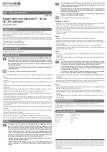 Preview for 3 page of Speaka 98 92 72 Operating Instructions Manual