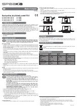 Preview for 3 page of Speaka CL-100RCV Operating Instructions