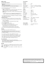 Preview for 4 page of Speaka SP-HDS-310 Operating Instructions Manual