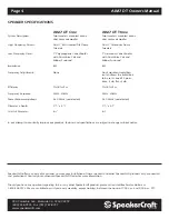 SpeakerCraft AIM7 DT Three Owner'S Manual preview