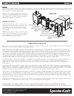 Предварительный просмотр 2 страницы SpeakerCraft LiftLock VST60 Owner'S Manual