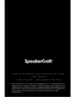 Preview for 24 page of SpeakerCraft SC2-100 Installation Manual