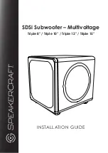 Preview for 1 page of SpeakerCraft SDSi Installation Manual