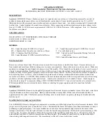 Preview for 1 page of Speakman S-8700 Installation, Maintenance And Operation Instructions