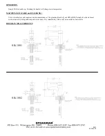 Предварительный просмотр 2 страницы Speakman SB-1002 Installation, Maintenance & Operation Instructions