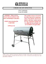 Preview for 1 page of Spear & Jackson DRUMBBQ Assembly And User Instructions Manual