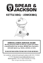 Spear & Jackson JDWCKBBQ Manual preview