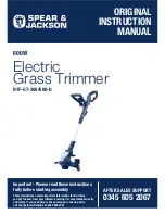 Предварительный просмотр 1 страницы Spear & Jackson N1F-GT-300/600-D Original Instruction Manual