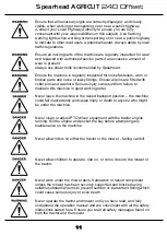 Preview for 11 page of Spearhead 8999070 Handbook & Parts Manual