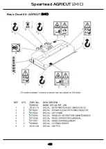 Предварительный просмотр 45 страницы Spearhead Agricut 240 Handbook & Parts Manual