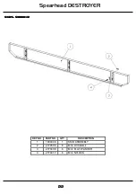 Preview for 23 page of Spearhead DESTROYER Handbook & Parts Manual