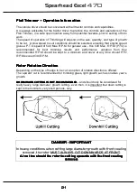 Preview for 22 page of Spearhead EXCEL 470 Handbook