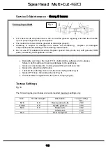 Preview for 15 page of Spearhead Multi-Cut 420 Handbook