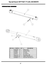 Предварительный просмотр 37 страницы Spearhead Q1200-OS Handbook & Parts Manual