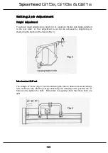 Предварительный просмотр 10 страницы Spearhead Q15S Handbook & Parts Manual