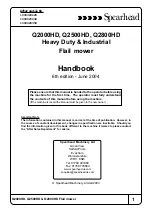 Preview for 1 page of Spearhead Q2000HD Handbook