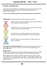 Preview for 9 page of Spearhead RC 132 Handbook & Parts Book