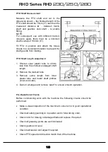 Предварительный просмотр 16 страницы Spearhead RHD 230 Handbook & Parts Manual