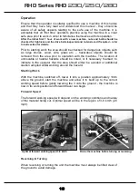 Предварительный просмотр 19 страницы Spearhead RHD 230 Handbook & Parts Manual