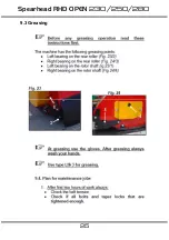 Preview for 25 page of Spearhead RHD OPEN 230 Handbook & Parts Manual