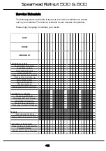 Preview for 42 page of Spearhead Rollicut 500 Handbook